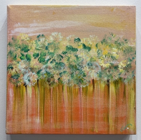 Garden of a Hot Summer's Sun (10x10) - Heartful Art by Raphaella Vaisseau