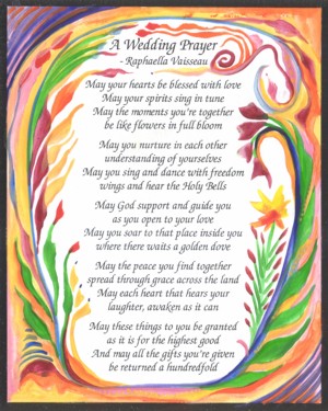 Wedding Prayer poster (lg) - Raphaella Vaisseau