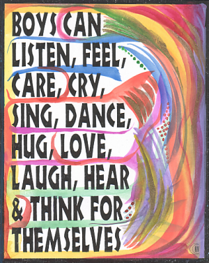 Boys can ... Empowerment poster (lg) - RV