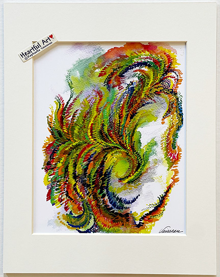 Flamenco print - Heartful Art by Raphaella Vaisseau