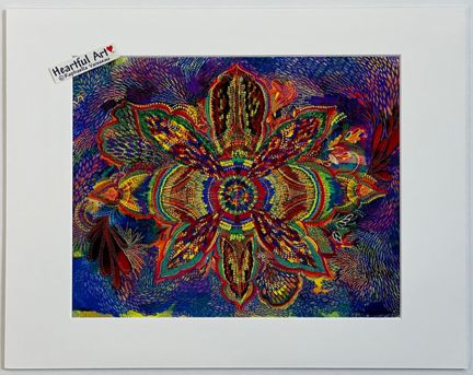 Mandala print - Heartful Art by Raphaella Vaisseau