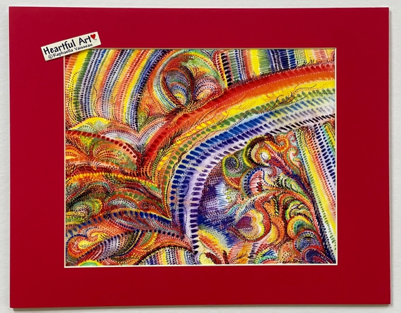 Rainbows print - Heartful Art by Raphaella Vaisseau