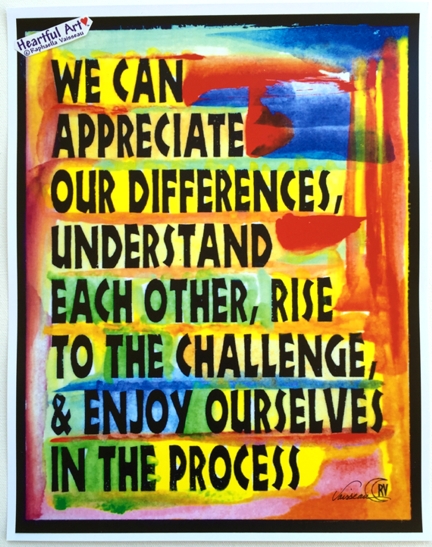 What we can do poster (11x14) - Heartful Art by Raphaella Vaisseau