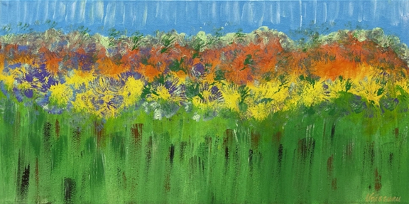 Asheville Spring (12x24) - Heartful Art by Raphaella Vaisseau