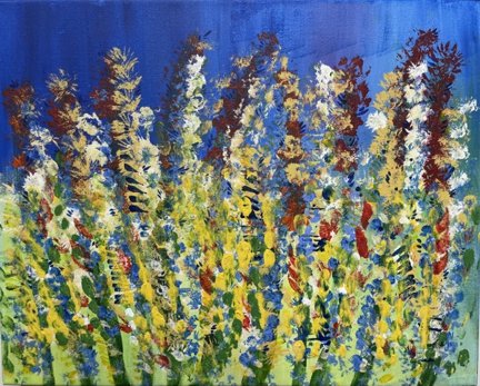 Garden Dance (16x20) - Heartful Art by Raphaella Vaisseau