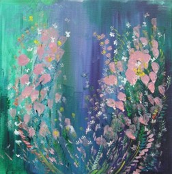Lilacs and Roses print - Heartful Art by Raphaella Vaisseau