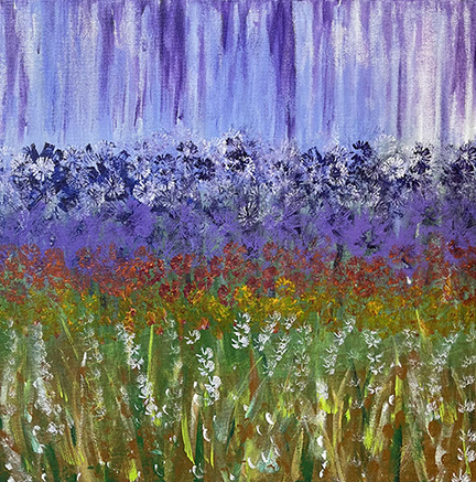 Meadow (20x20) - Heartful Art by Raphaella Vaisseau