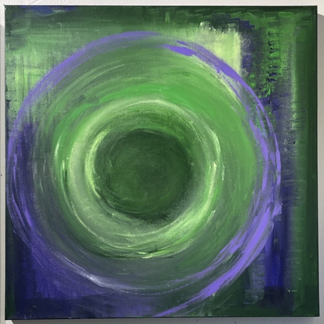 Portal to the Other Side (24 x 24) - Heartful Art by Raphaella Vaisseau