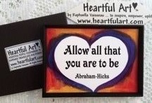 Allow all that you are Abraham-Hicks magnet - Heartful Art by Raphaella Vaisseau