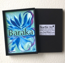 Baraka magnet - Heartful Art by Raphaella Vaisseau