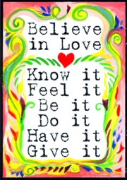 Believe in Love magnet - Raphaella Vaisseau