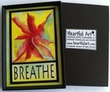 Breathe magnet - Heartful Art by Raphaella Vaisseau