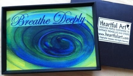 Breathe deeply magnet