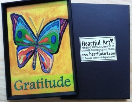 Gratitude 2x3 magnet - Heartful Art by Raphaella Vaisseau