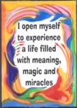 I open myself Michele Whittington magnet - Heartful Art by Raphaella Vaisseau