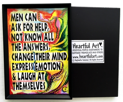 What men can do magnet - Heartful Art by Raphaella Vaisseau