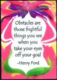 Obstacles Henry Ford magnet - Heartful Art by Raphaella Vaisseau