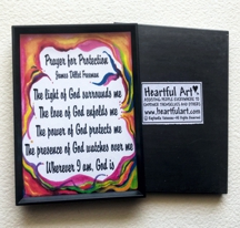Prayer for Protection James Dillet Freeman magnet - Heartful Art by Raphaella Vaisseau