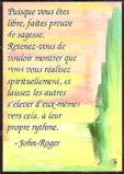 Puisque vous etes John Roger magnet - Heartful Art by Raphaella Vaisseau