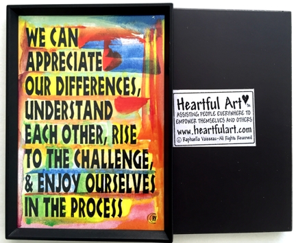 What we can do magnet - Heartful Art by Raphaella Vaisseau