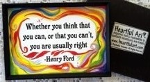 Whether you think Henry Ford magnet - Heartful Art by Raphaella Vaisseau