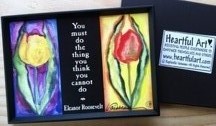 You must do Eleanor Roosevelt magnet - Heartful Art by Raphaella Vaisseau