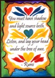 You must have the shadow Rumi magnet - Heartful Art by Raphaella Vaisseau