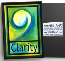 Clarity magnet - Heartful Art by Raphaella Vaisseau