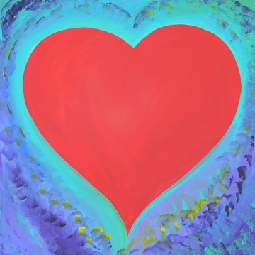 Heart of the Pacific (30 x 30) - 30% off Valentine sale