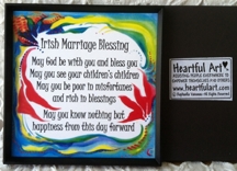 Irish Marriage Blessing magnet - Heartful Art by Raphaella Vaisseau