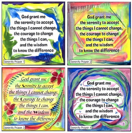 God grant me the serenity quote (5x5) - Heartful Art by Raphaella Vaisseau