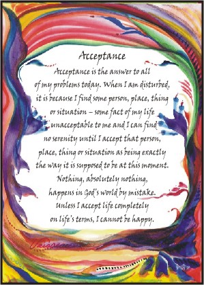 Heartful Art Online: Acceptance AA poster (5x7) - Heartful Art by