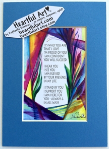 It's who you are that I love original quote (5x7) - Heartful Art by Raphaella Vaisseau