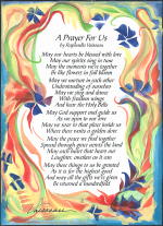 Prayer For Us poster (5x7) - Heartful Art by Raphaella Vaisseau