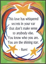 This love has whispered Rumi poster (5x7) - Heartful Art by Raphaella Vaisseau