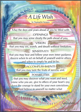 Life Wish poster (sm) - RV