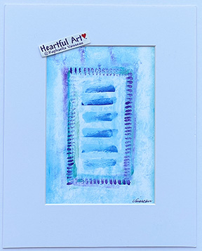 Blue Door print - Heartful Art by Raphaella Vaisseau