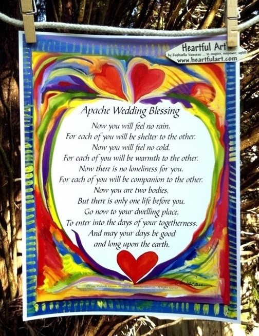 Apache Wedding Blessing poster (med)