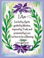 I Am Liesa Leggett Garcia poster (8x11) - Heartful Art by Raphaella Vaisseau