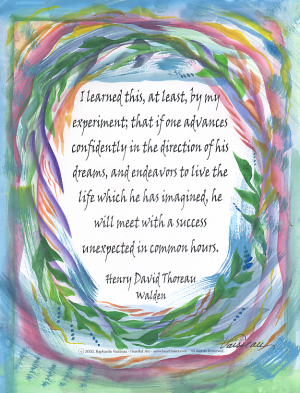 I learned this poster (med) - Thoreau