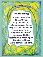 Irish Blessing poster (8x11) - Heartful Art by Raphaella Vaisseau