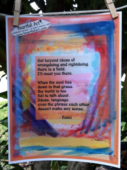 Out beyond ideas poster 2 (med) - Rumi
