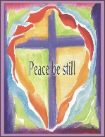 Peace be still poster (8x11) - Heartful Art by Raphaella Vaisseau