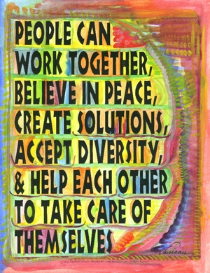 What people can do poster (8x11) - Heartful Art by Raphaella Vaisseau