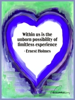 Within us is the unborn possibility Ernest Holmes poster (8x11) - Heartful Art by Raphaella Vaisseau