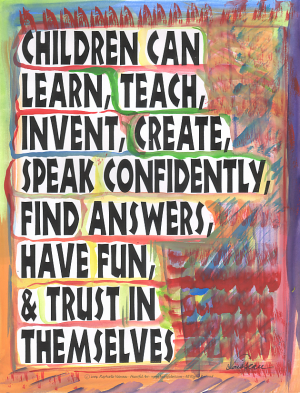 What children can do poster (8x11) - Heartful Art by Raphaella Vaisseau
