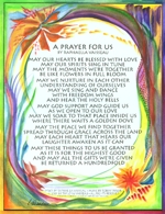 Prayer for Us poster (8x11) - Heartful Art by Raphaella Vaisseau