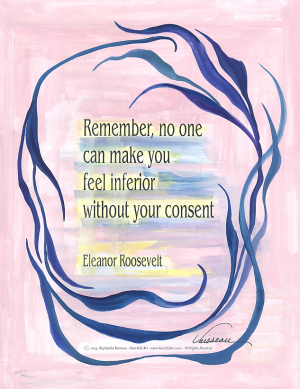 Remember, no one can make you poster (med) - Eleanor Roosevelt