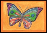 Butterfly magnet - Heartful Art by Raphaella Vaisseau