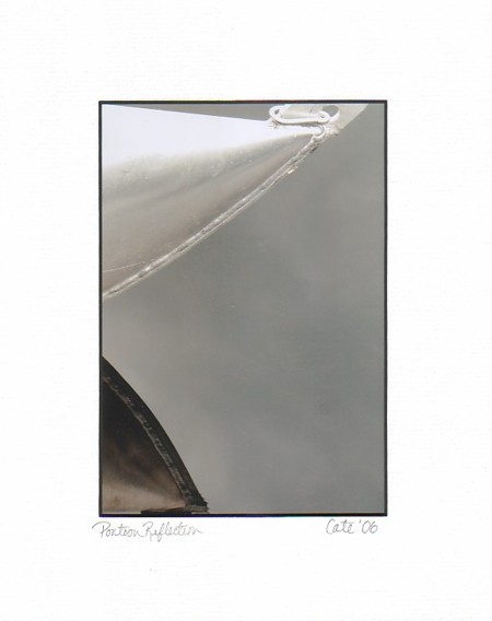 Pontoon Reflection photo - Cate